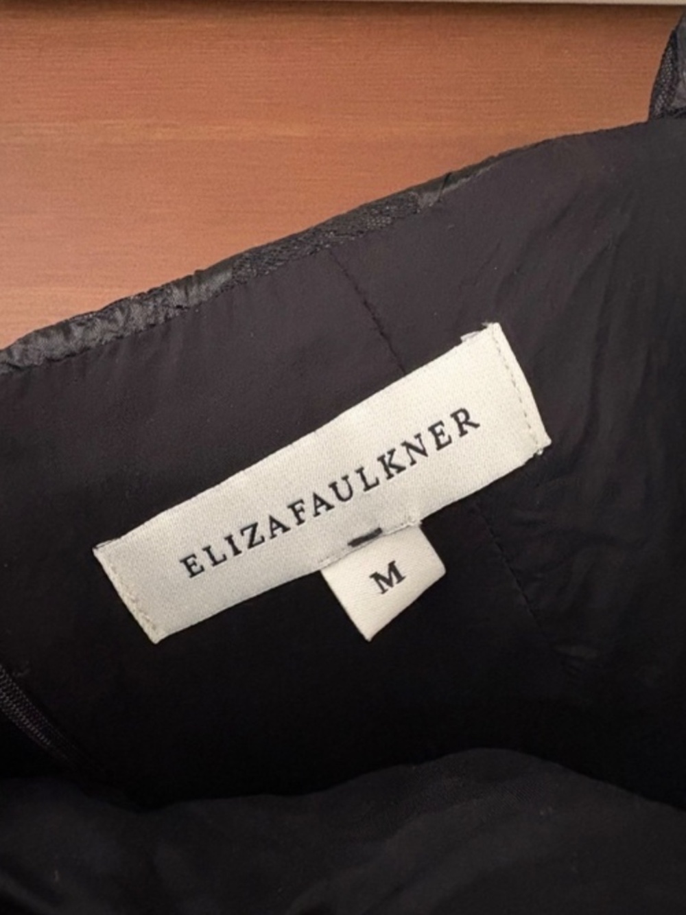 Eliza Faulkner Amoura Dress Black Jacquard - Picture 5 of 5